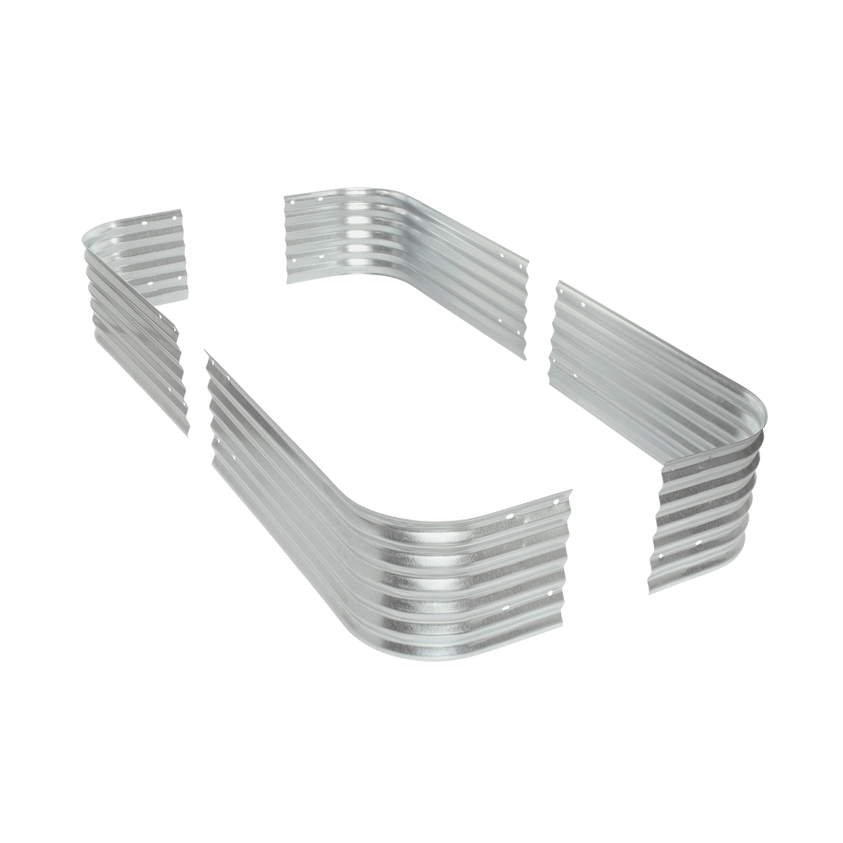 Allotment Mini Raised Garden Bed – 30cm High | Galvanised Steel
