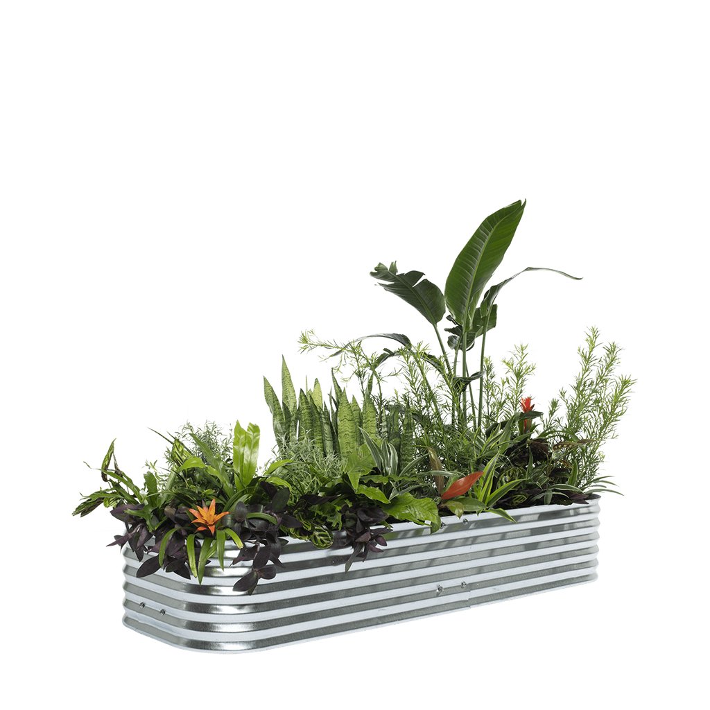 Allotment Mini Raised Garden Bed – 30cm High | Galvanised Steel