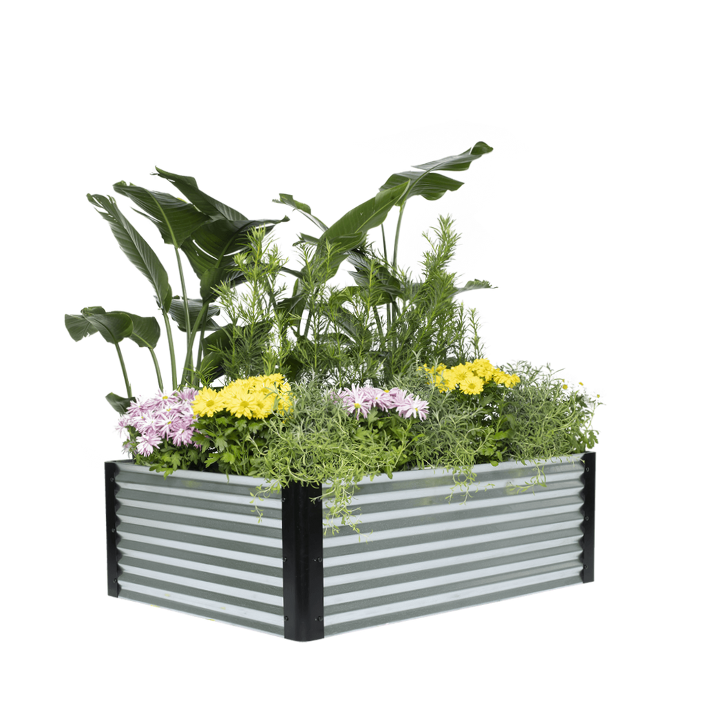 Meadow Plus Raised Garden Bed – 41cm High | Galvanised Steel